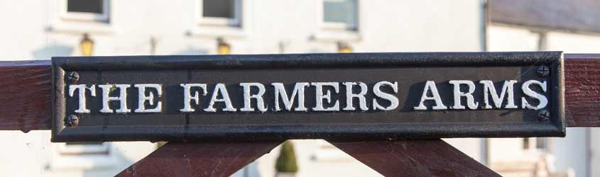 Farmers Arms nameplate